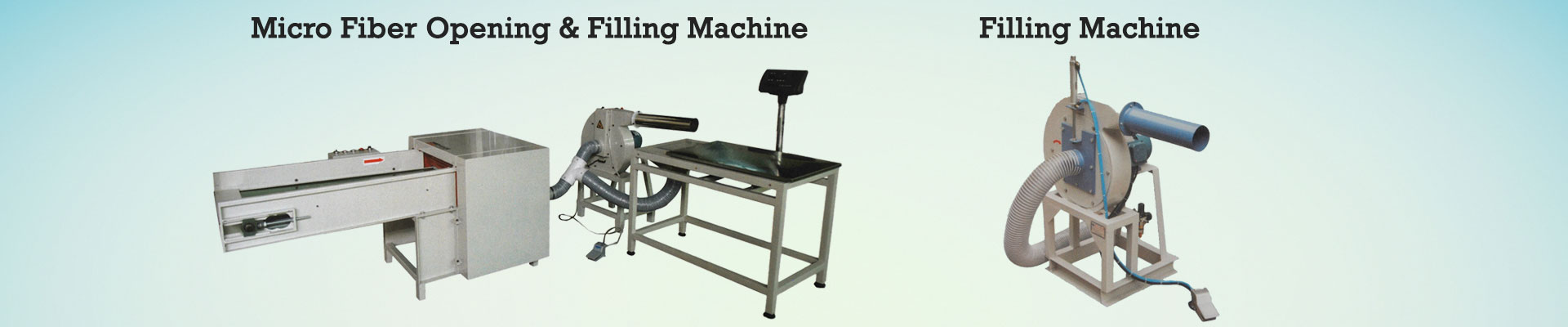 Micro Fibre Opening and Filling Machine